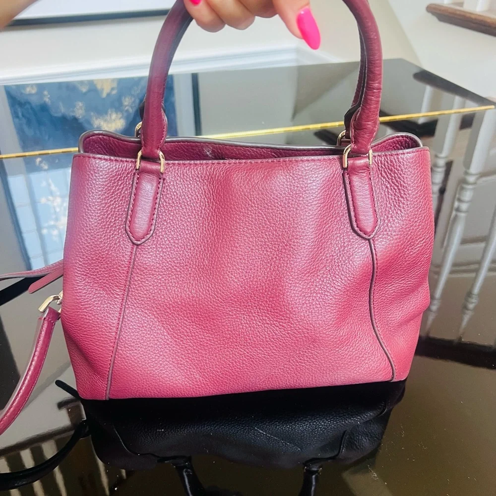 Kate Spade Pink Satchel Bag with Structured Handles - Picture 6 of 10